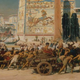 Edward John Poynter, Israel in Egypt, 1867. Oil on canvas, 137.1 by 316.8 cm.
Guildhall Art Gallery, London